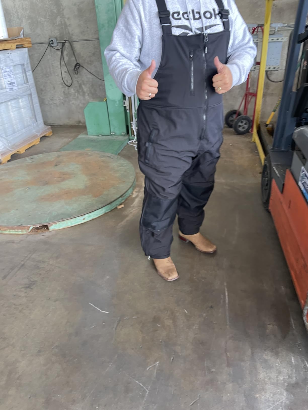 RefrigiWear Men's Insulated Waterproof Bib Overalls for Men, Rated to -20°F customer photo 2