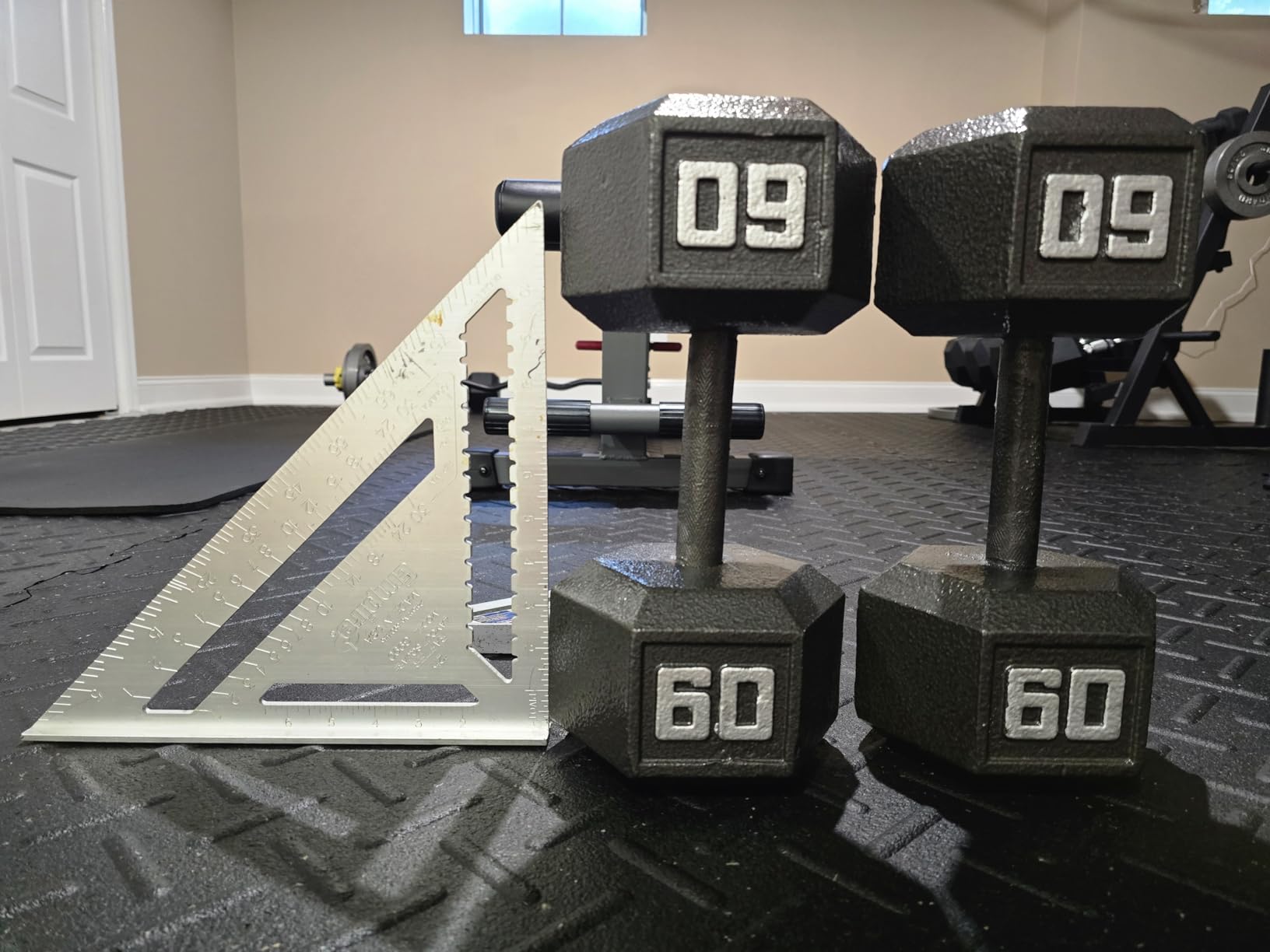 Marcy Cast Iron Hex Dumbbells Collection customer photo 2