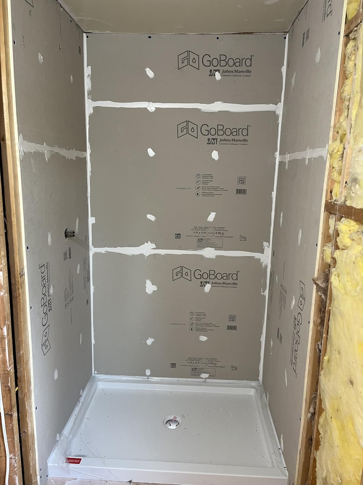 DreamLine SlimLine 32 in. D x 60 in. W x 2 3/4 in. H Left Drain Single Threshold Shower Base in White, DLT-1132601 customer photo 1