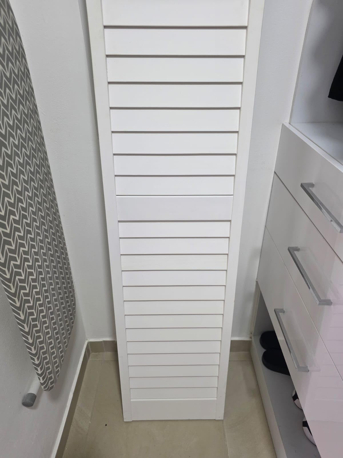 Kimberly Bay Bi-fold Door Louver Louver Plantation Primed White (24x80) customer photo 1