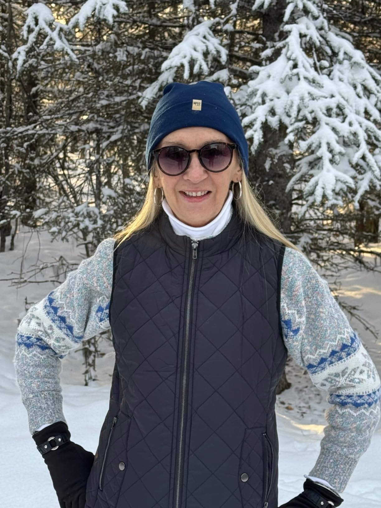 100% Merino Wool Cuff Beanie - Mens & Womens Warm Winter Hat customer photo 1