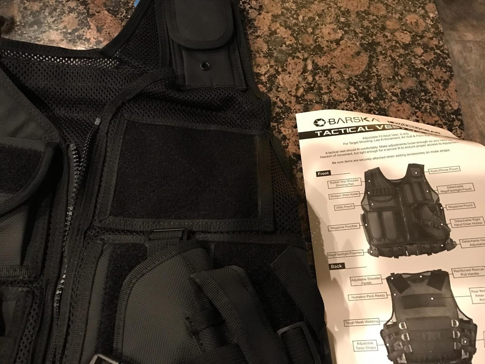Barska Loaded Gear VX-200 Tactical Vest with Holster, Belt, Pouches, and Pockets - for Airsoft, Paintball, and Hunting customer photo 1