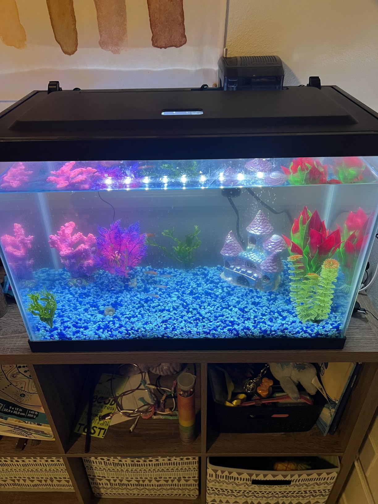 Tetra LED Aquarium Hood 20 in x 10 in, Low-Profile Fish Tank Cover | With Hidden Lighting customer photo 2