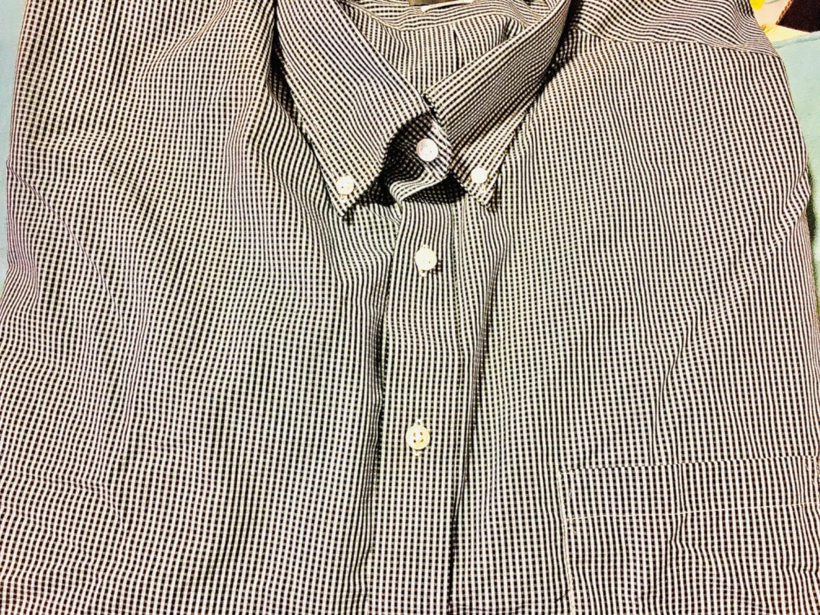 Van Heusen Men's Pinpoint Stripe Dress Shirt customer photo 2