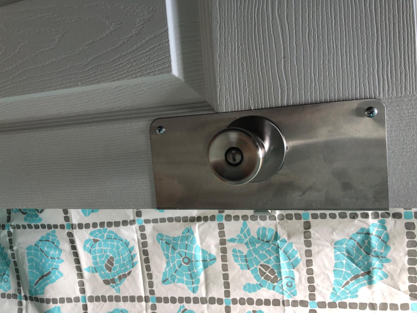 Prime-Line U 9585 Stainless Steel Lock and Door Reinforcement Plate customer photo 2