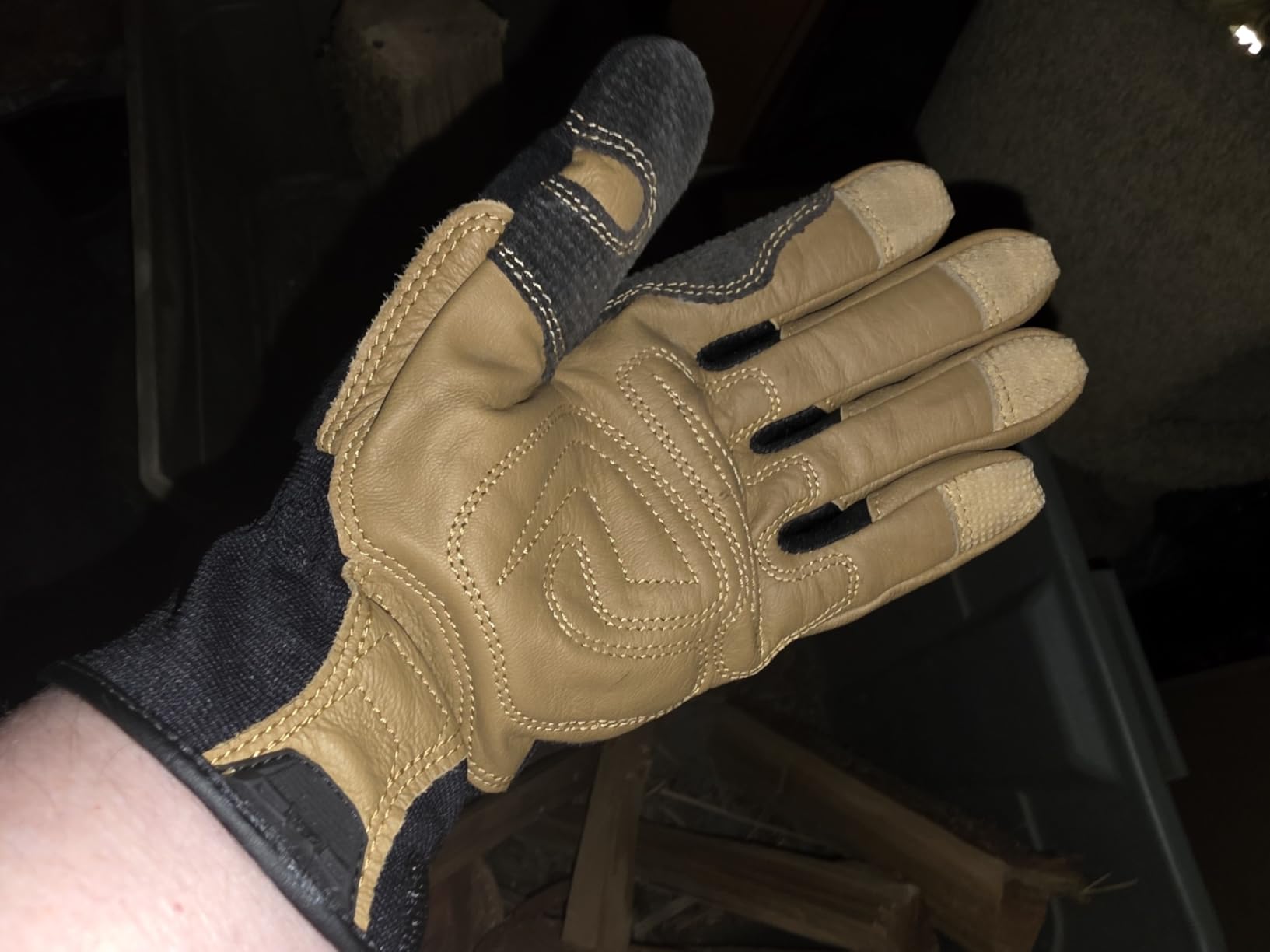 Ironclad Ranchworx Work Gloves RWG2, Premier Leather Work Glove, Performance Fit, Durable, Machine Washable customer photo 2