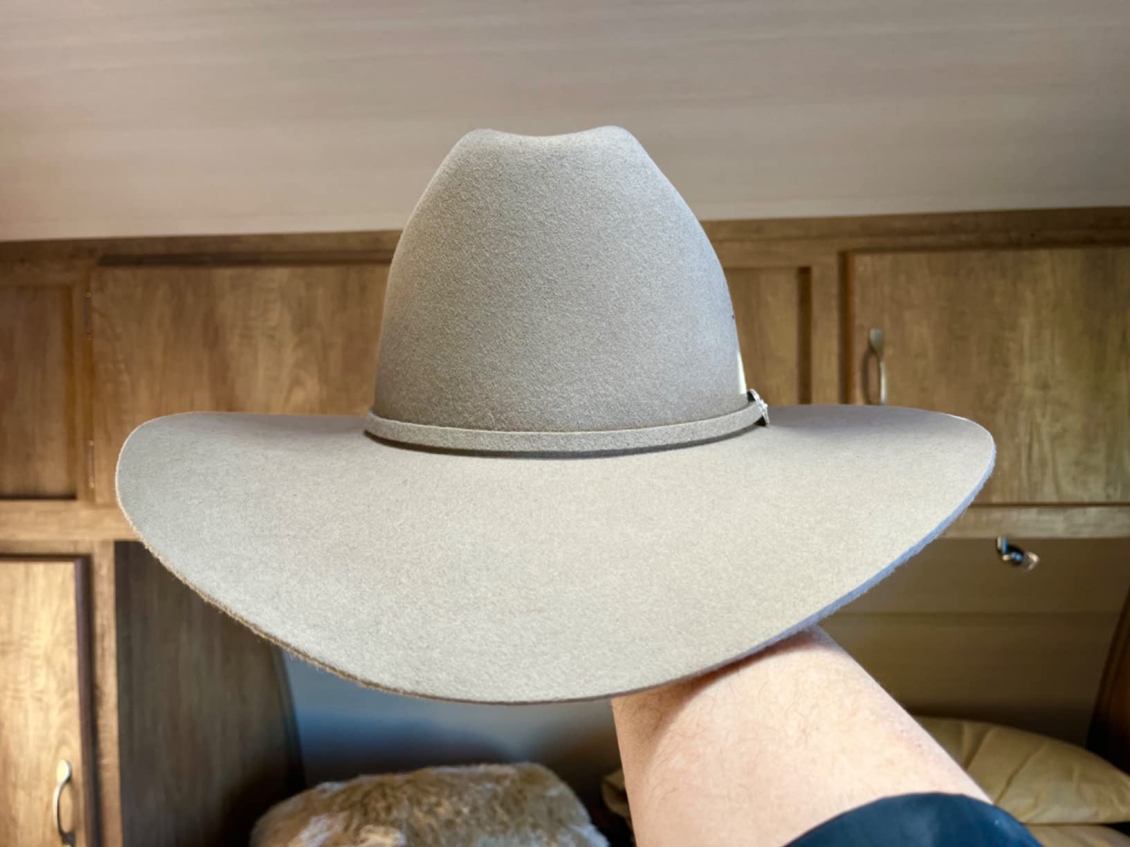 Stetson Men's 4X Corral Wool Cowboy Hat - Sbcral-754098 Silver Sand customer photo 2