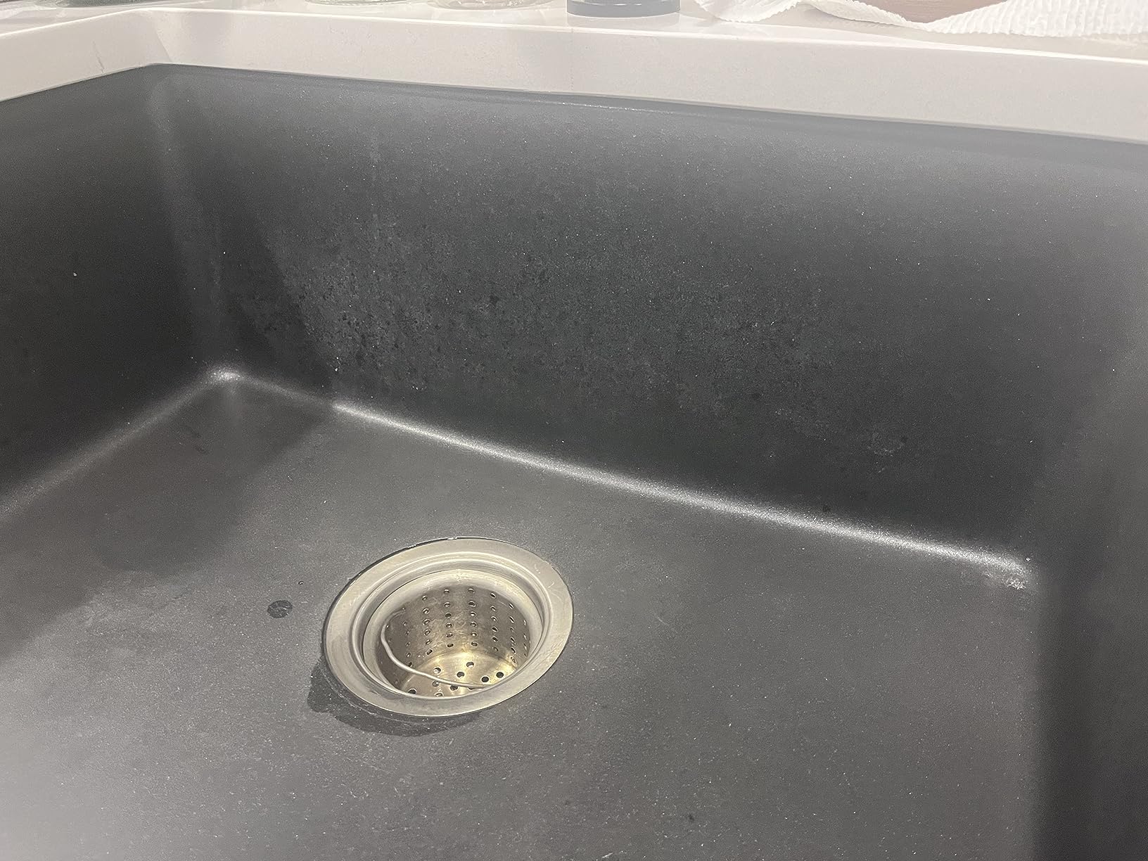 KRAUS Quarza 24-inch Kitchen Sink Drop-In/Undermount Single Bowl Granite Kitchen Sink Black Onyx, KGD-410B customer photo 2