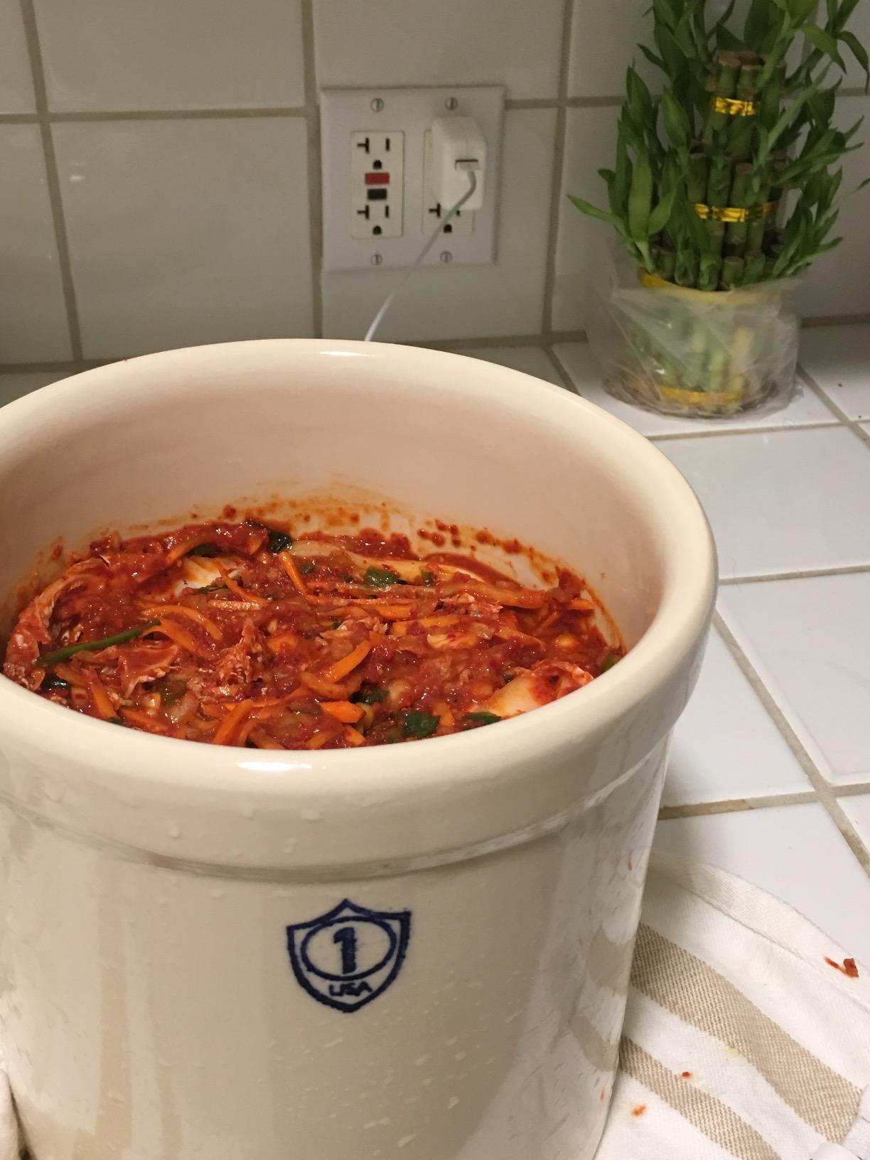 1-Gallon Stoneware Pickling Crock Complete Kit customer photo 1