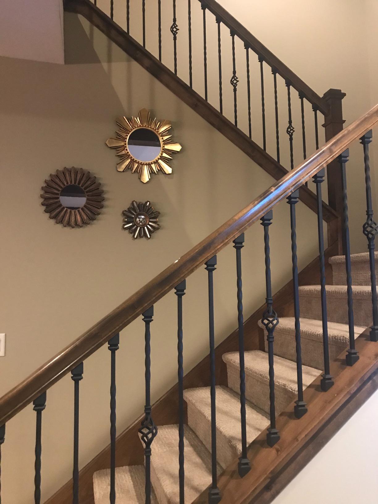 SPI Small Gold Deco Sunburst Convex Wall Mirror customer photo 1