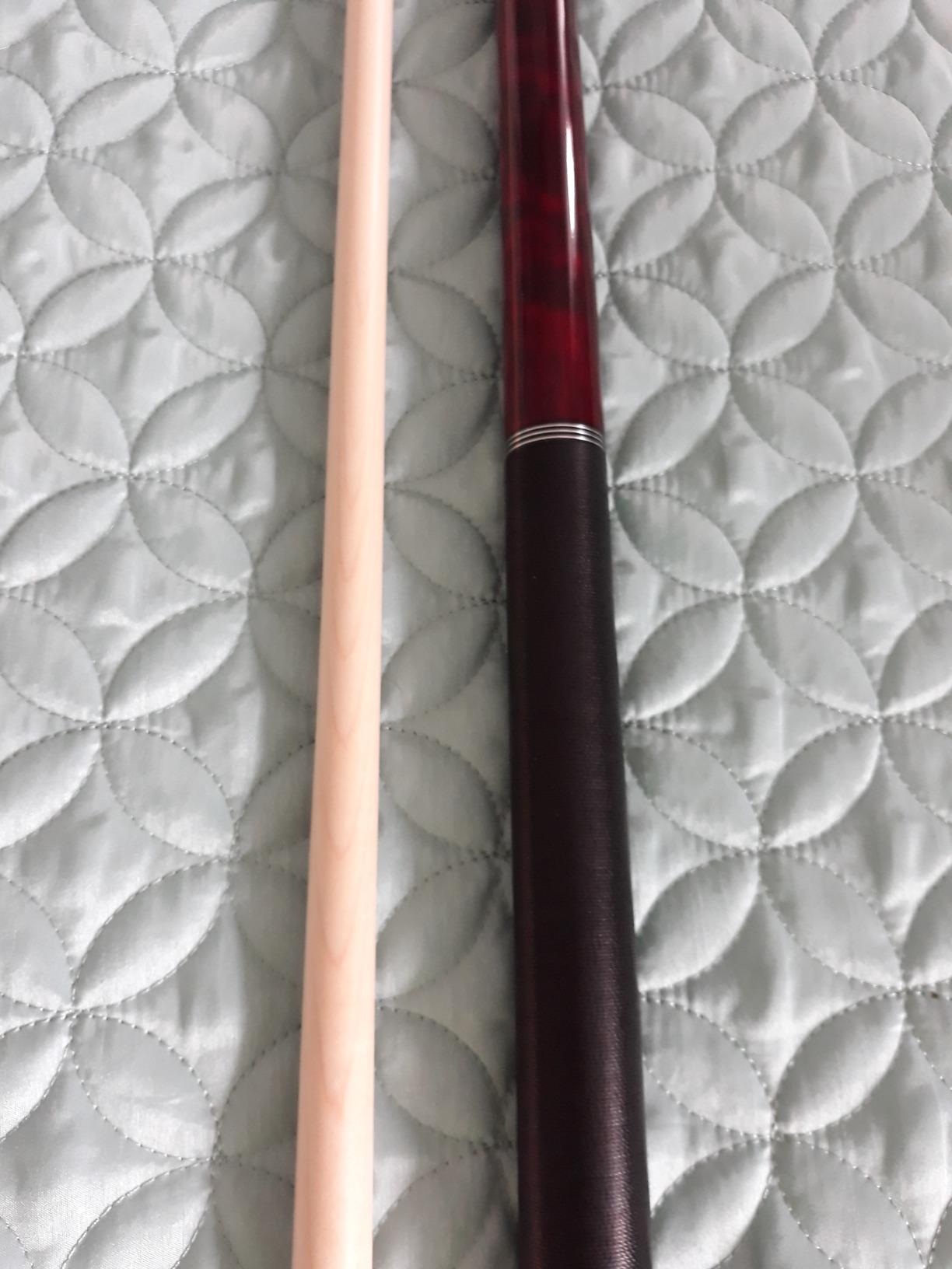 Players Classic Birds-Eye Maple with Triple Silver Rings Cue | North American Hard Maple, Birdseye with Linen Wrap customer photo 1