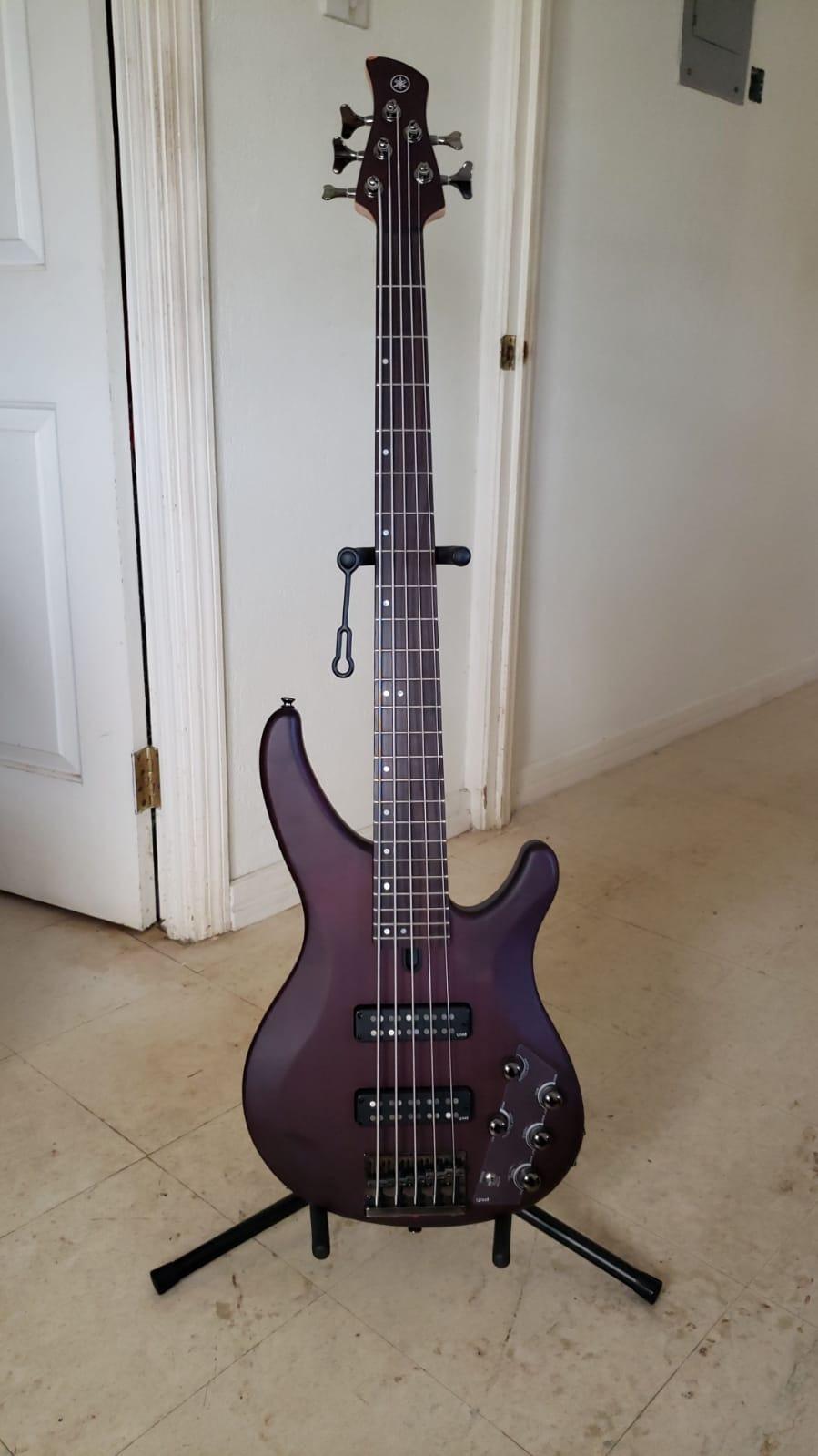 Yamaha TRBX505 TWH 5-String Premium Electric Bass Guitar, Translucent White customer photo 2