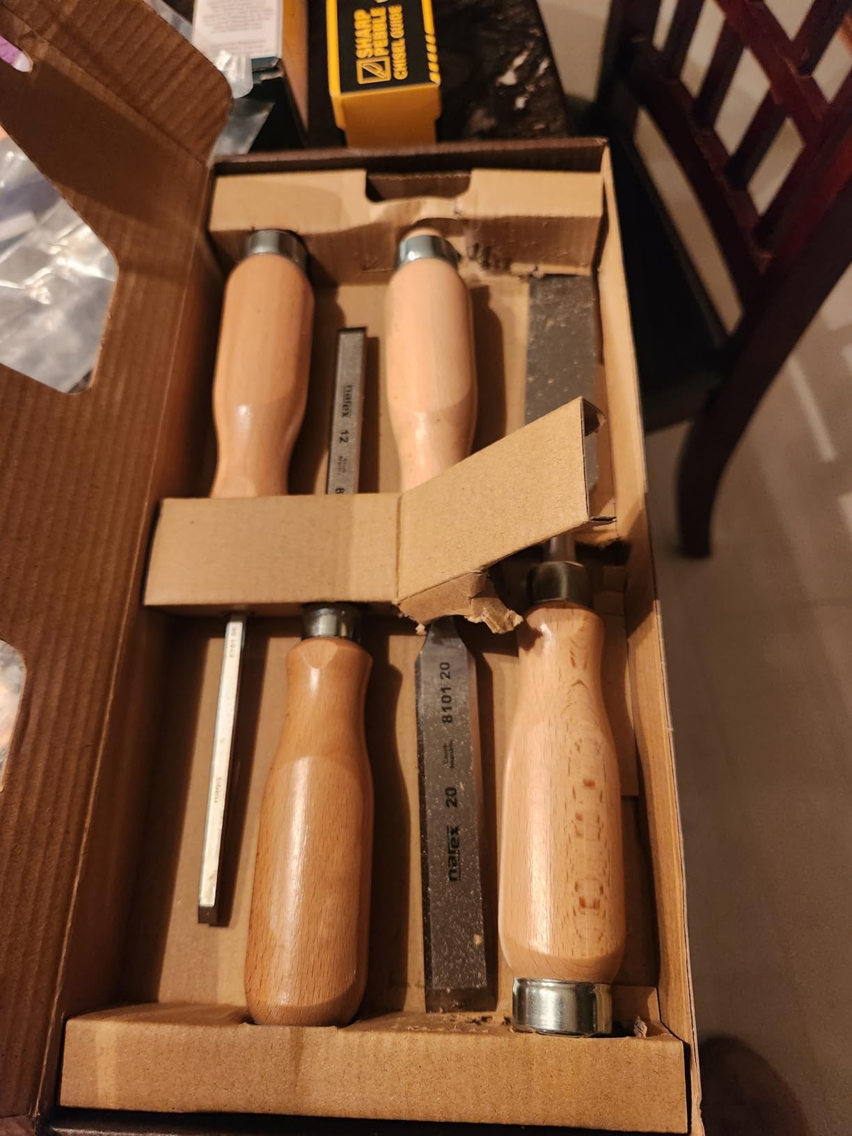 Narex Bevel Edge Chisel Set with Wooden Handles, Set of 4 pcs customer photo 1