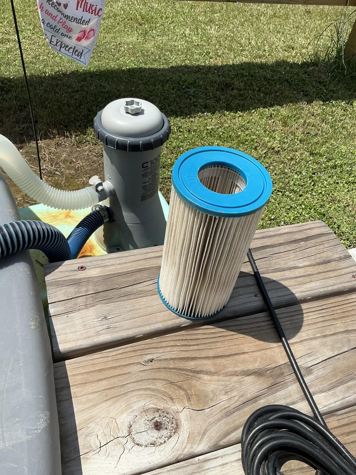 INTEX 29002E Type A Pool Filter Cartridge: for INTEX Filter Pumps - Easy-to-Clean - Dacron Paper - Efficient Filtration - Two Pack customer photo 2