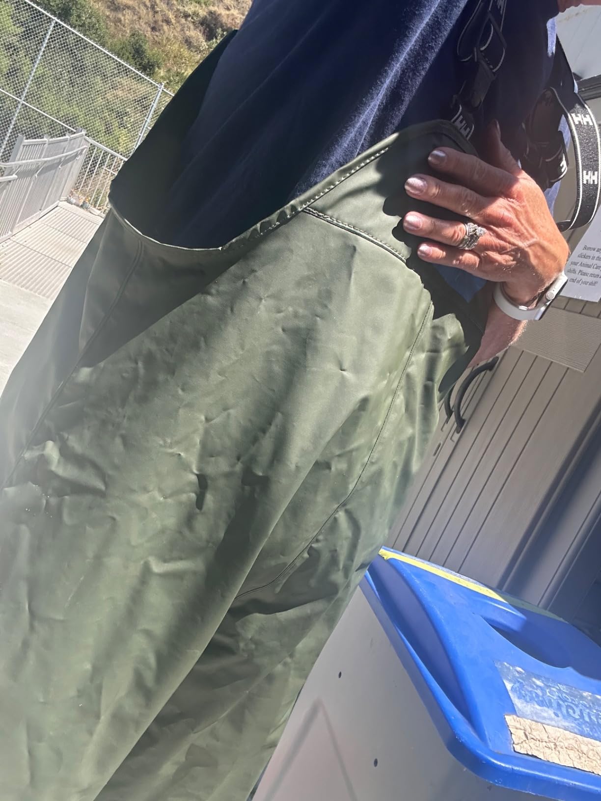 Helly Hansen Mandal Waterproof Bib Overalls for Men, Fishing Pants customer photo 2