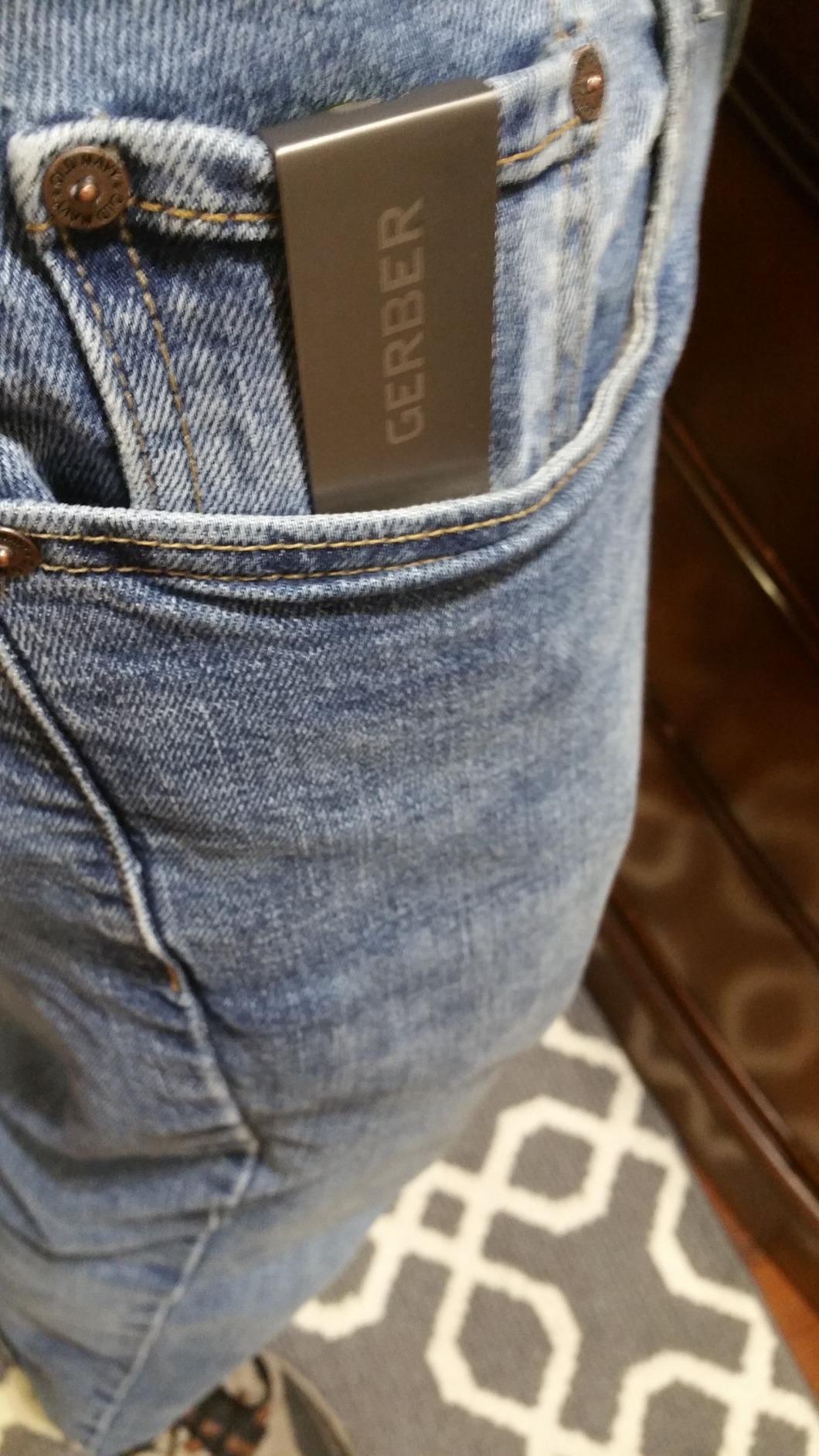 Gerber Gear Money Clip with Pocket Knife - Stainless Steel Folding Blade for EDC, Camping & Hiking customer photo 2