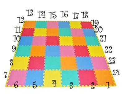 ProSource Baby Play Mat, Soft Foam Floor Tiles for Kids, Interlocking EVA Panels for Playpen Use, Crawling Development Surface, Safe Non-Toxic Toddler Flooring, 36 Tiles, Multicolor customer photo 2