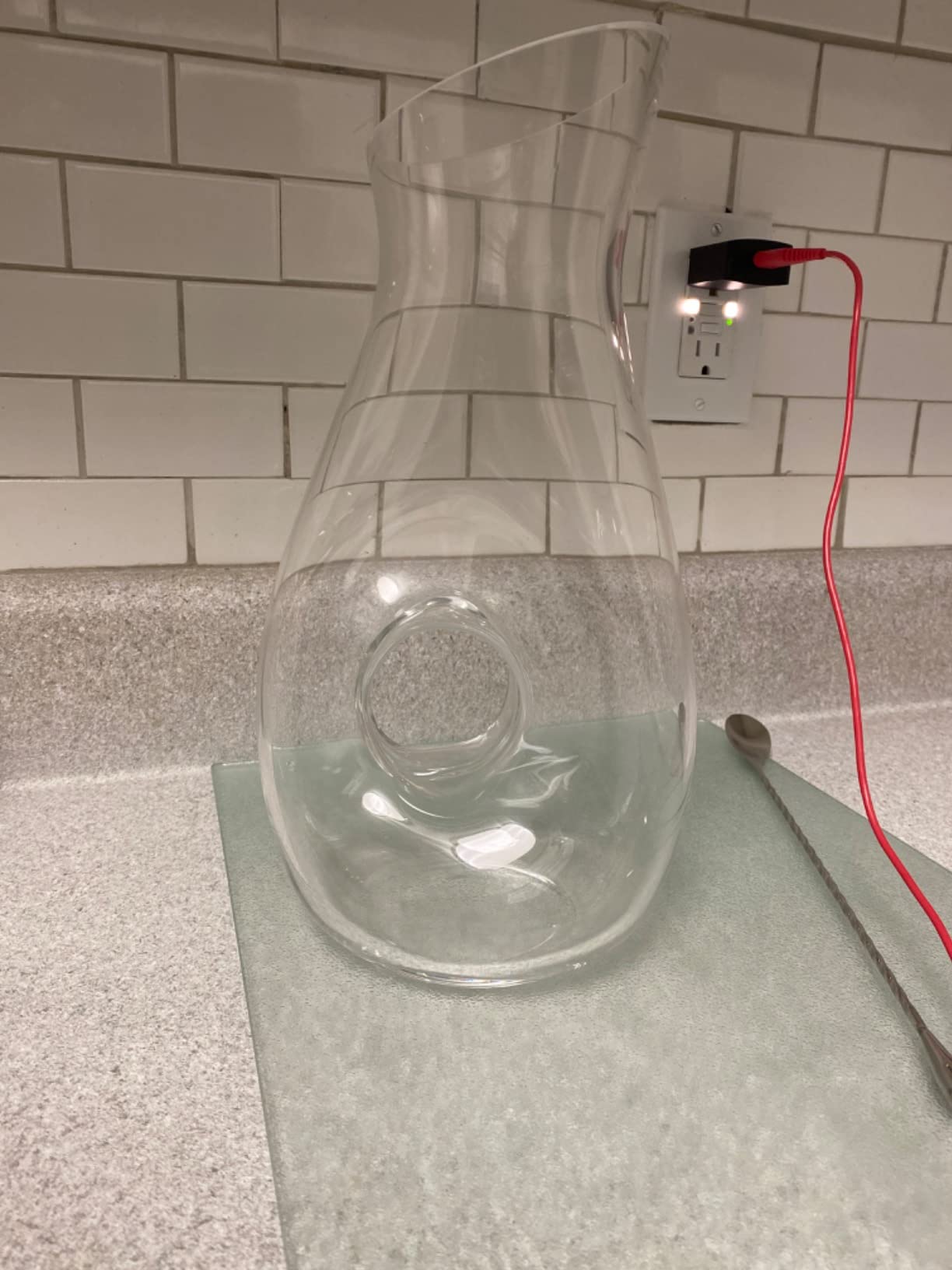 Luigi Bormioli Crescendo Wine Carafe 48 Oz - Clear customer photo 1