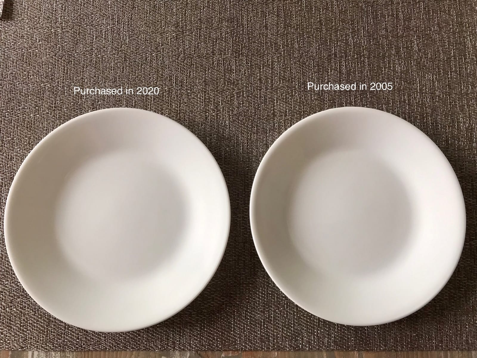 Corelle Vitrelle 6-Piece Salad Appetizer Plate Set Triple Layer Glass and Chip Resistant, 6-3/4-Inch Lightweight Round Plates, Winter Frost White customer photo 1