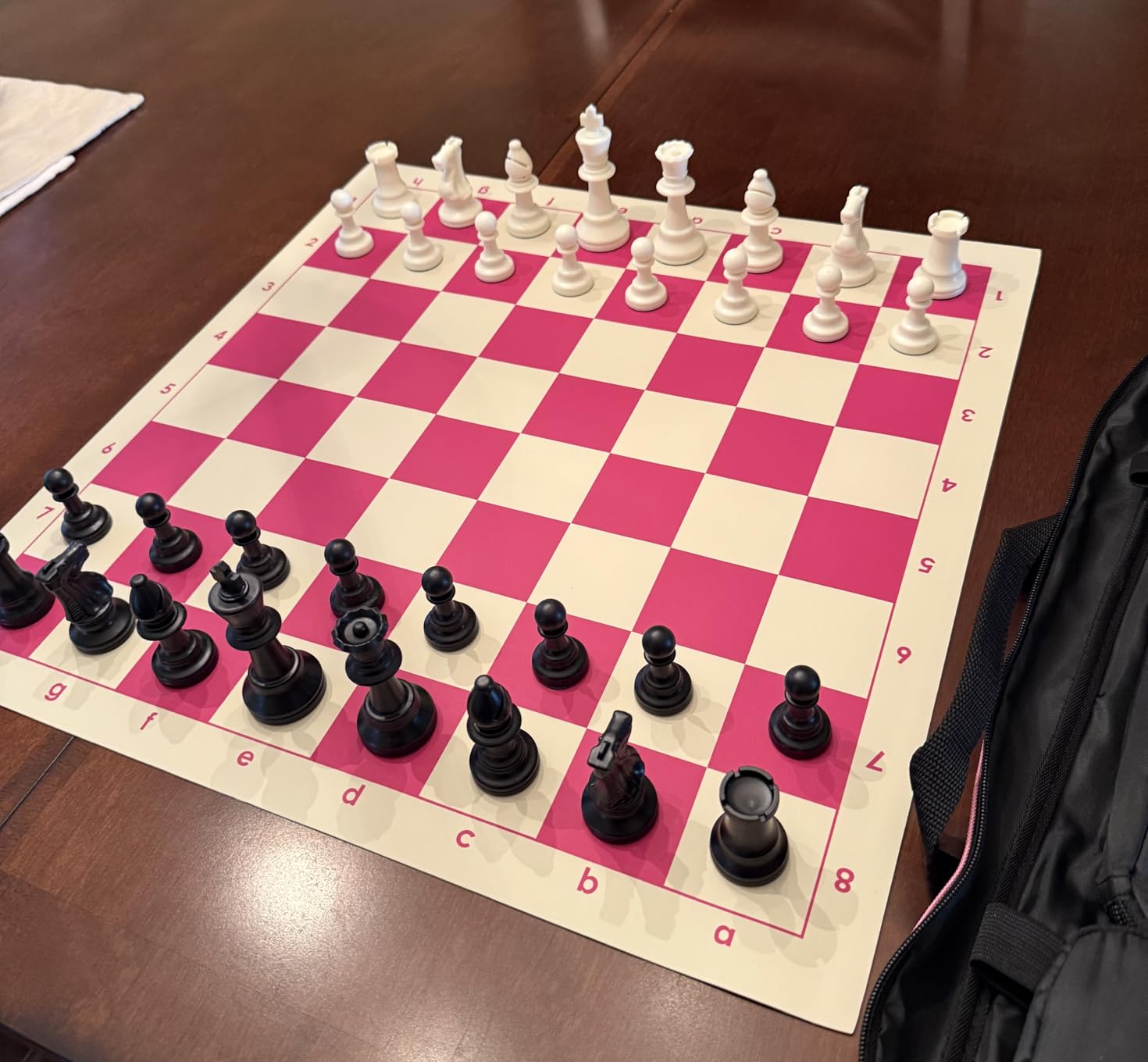 Deluxe Chess Set Combination - Triple Weighted - by US Chess Federation (Forest Green) customer photo 1