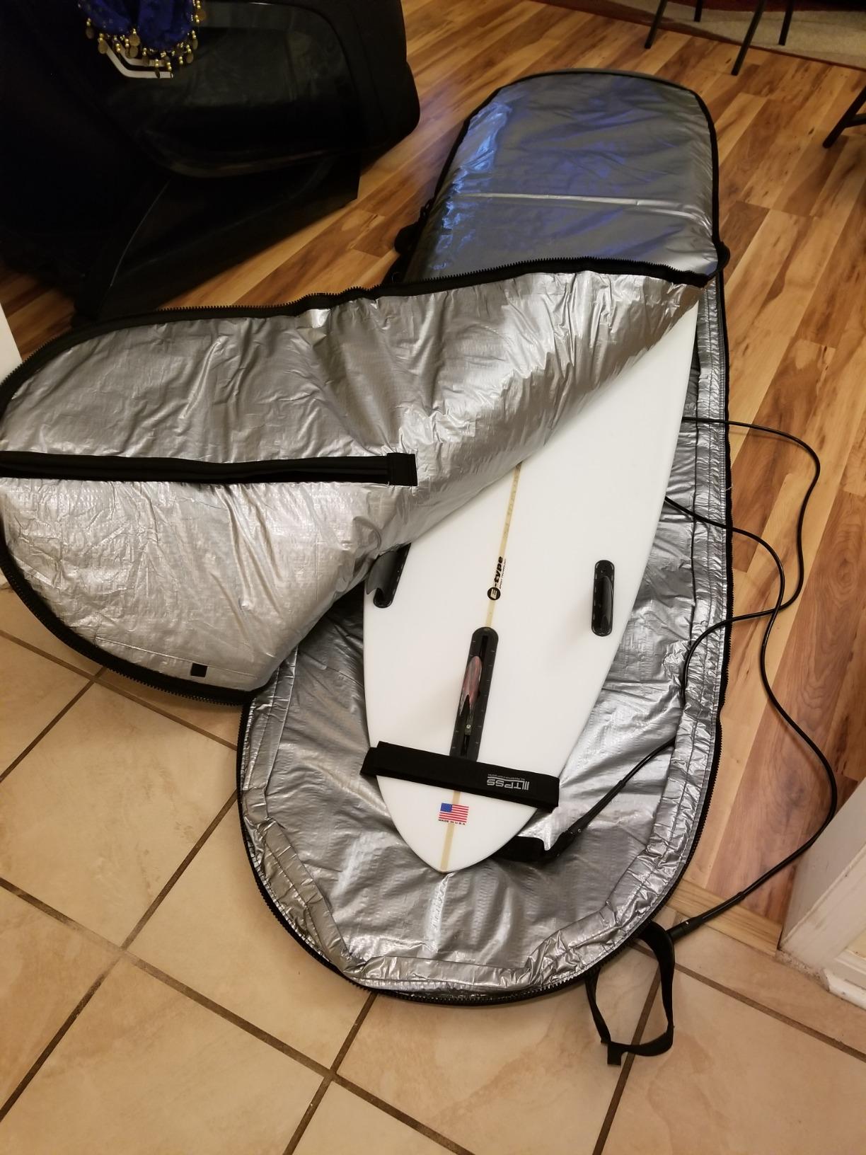 Curve Surfboard Travel Board Bag Longboard Single (7'6-12'2) with 20mm Foam customer photo 1