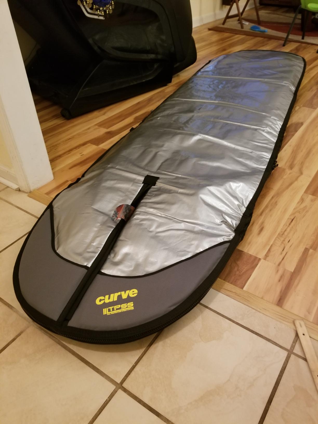Curve Surfboard Travel Board Bag Longboard Single (7'6-12'2) with 20mm Foam customer photo 2