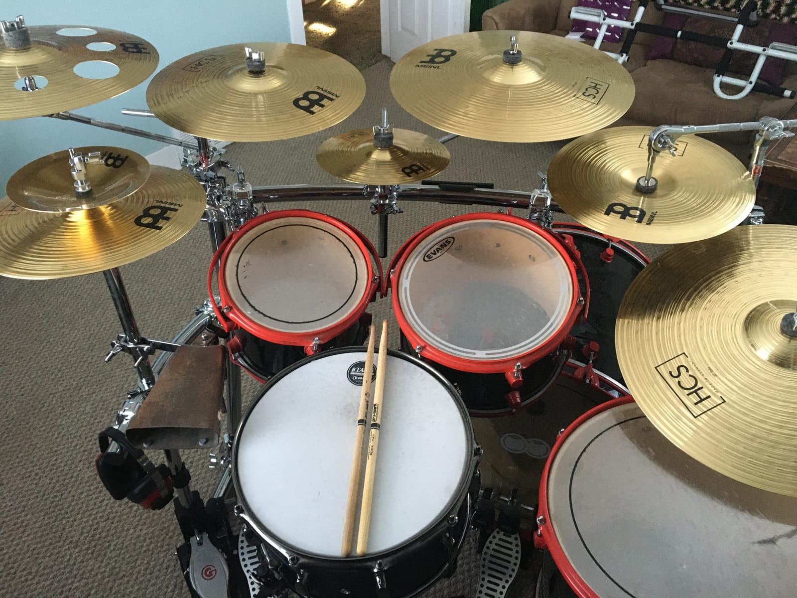 Meinl Cymbals HCS Box Set Cymbals for Drums - MADE IN GERMANY | Hihats, Ride, Crashes, Trash Crash, China, Splash, Bell - Durable Brass Alloy, Bright & Musical Sound, Beginner Friendly customer photo 1