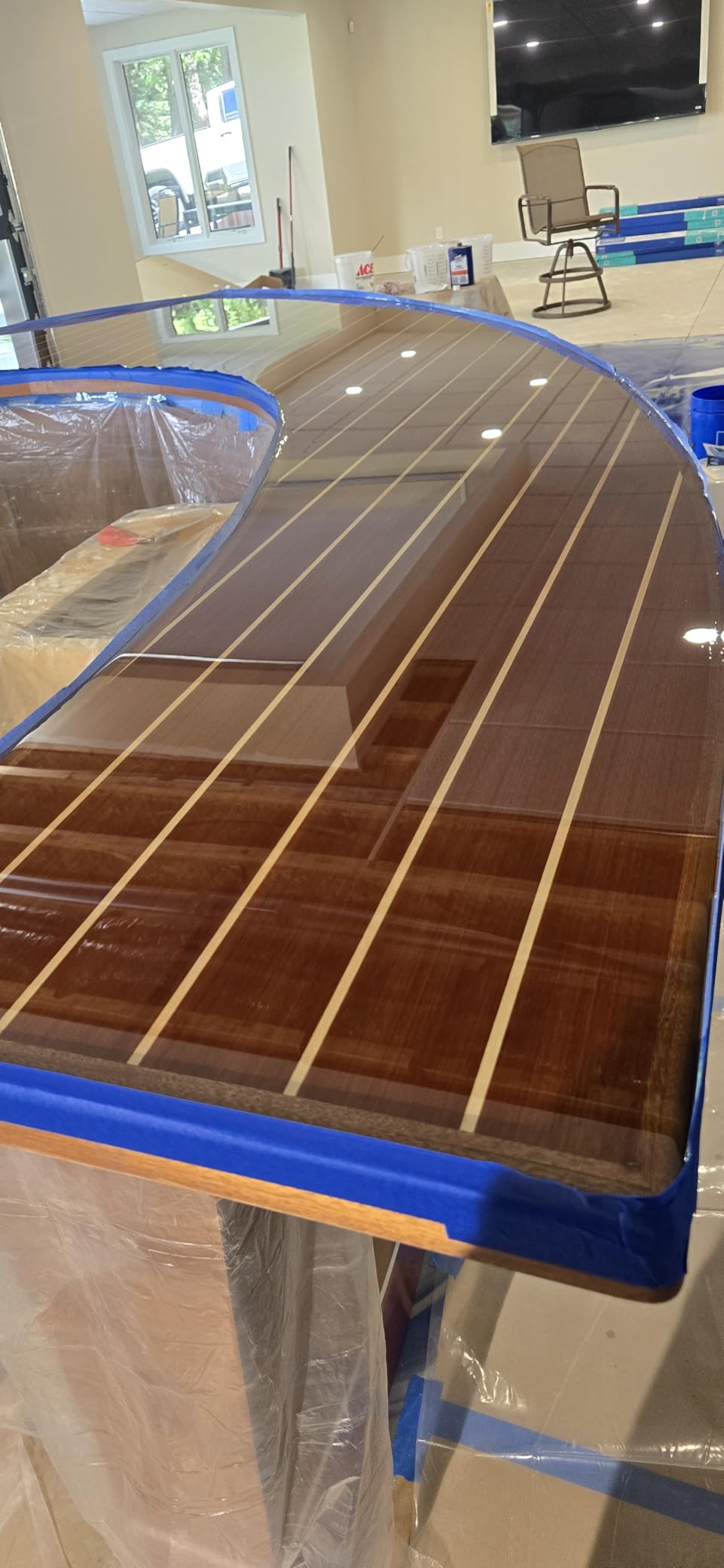 TotalBoat Table Top Epoxy Resin Kit - 1 Gallon Crystal Clear Epoxy with High Gloss & UV-Resistance - Easy 1:1 Ratio for Bar and Table Coating, Woodworking, and Resin Art Casting customer photo 2
