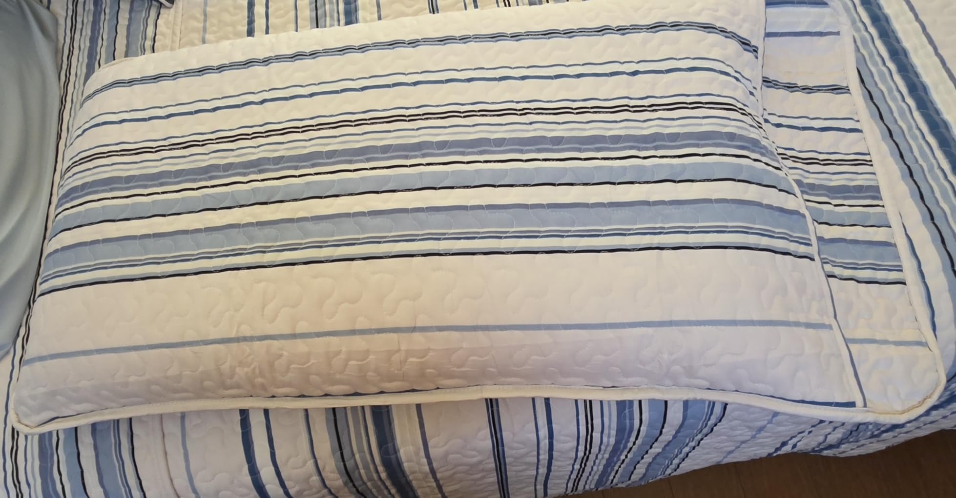 Southshore Fine Living, Inc. White Queen Quilt Bedding Set, Lightweight Bedding Quilts Queen Size Bedspread, Coverlet Full Size, Quilted Coverlet Bed Spread w/Pillow Shams, White Quilts Full Size customer photo 1