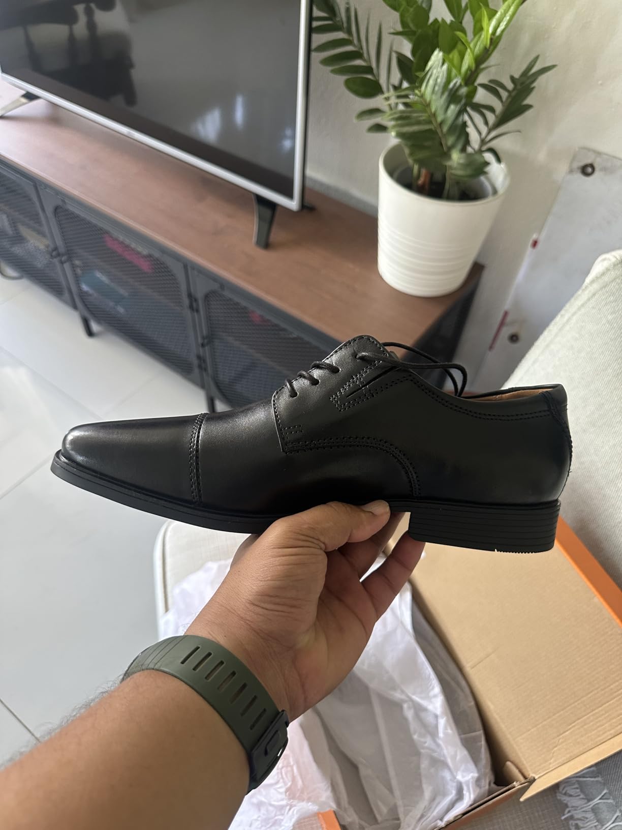 Clarks Mens Tilden Cap Toe Oxford customer photo 2
