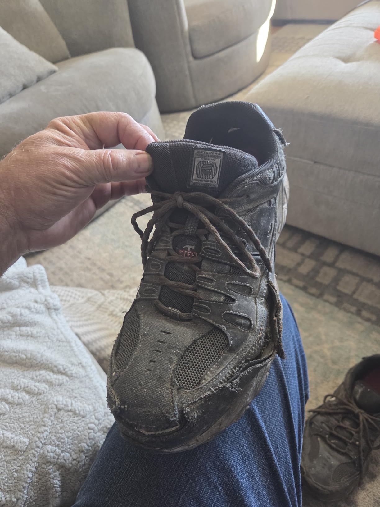 Skechers Men's Cankton Steel Toe Lace Up customer photo 1