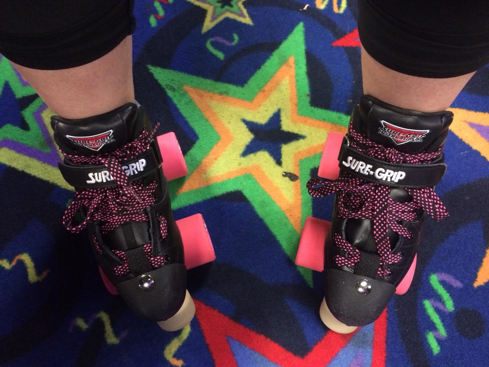 Sure-Grip Rebel Derby Roller Skates for Men & Women | 62mm Fugitive Polyurethane Wheels - Super X Plate Extended Support for Larger Sizes - Suitable for Indoor & Outdoor Skating customer photo 2