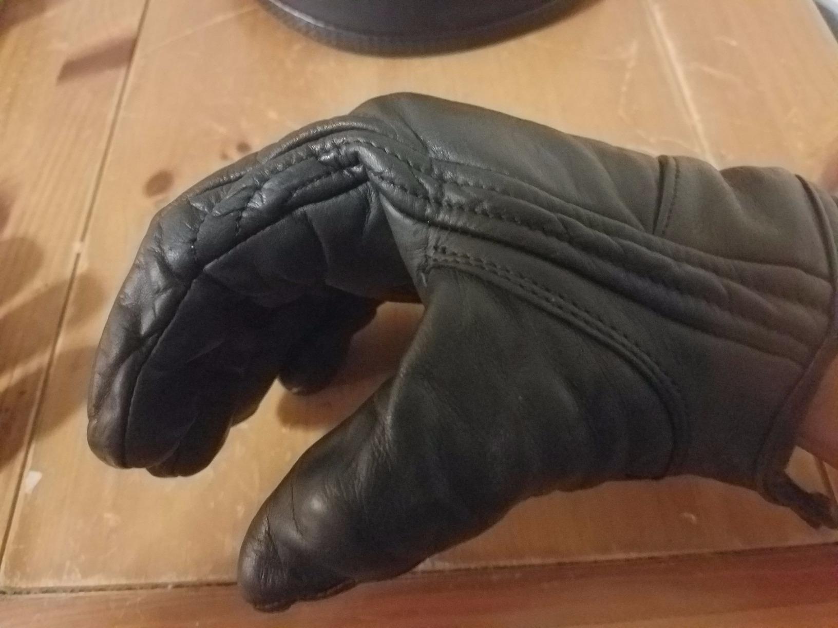 Men's Leather Cruising Gloves w/Clean Look, Gel Palm - Great for Riding or Driving customer photo 1