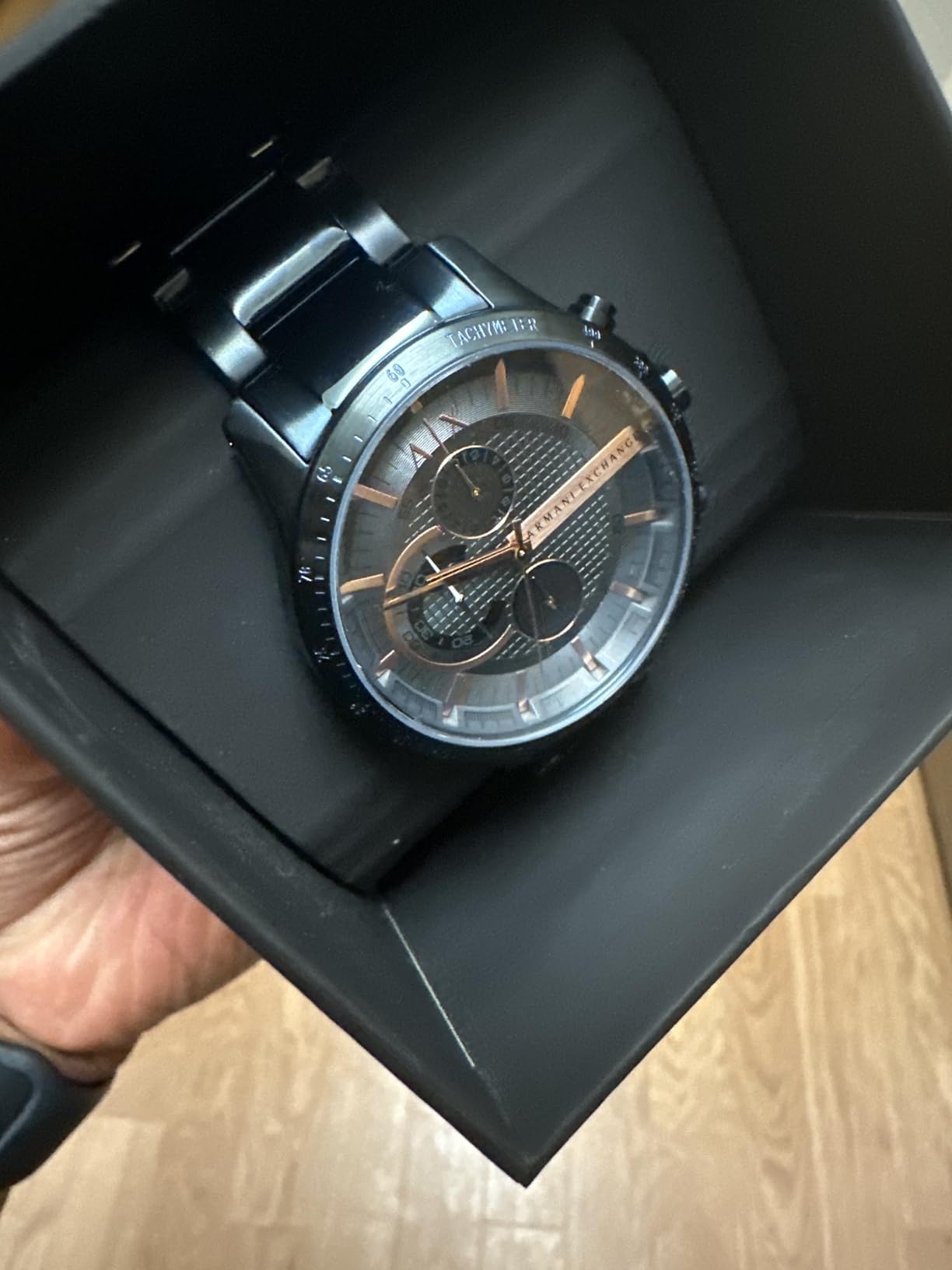 A|X Armani Exchange Chronograph Men's Watch, Stainless Steel Watches for Men customer photo 2