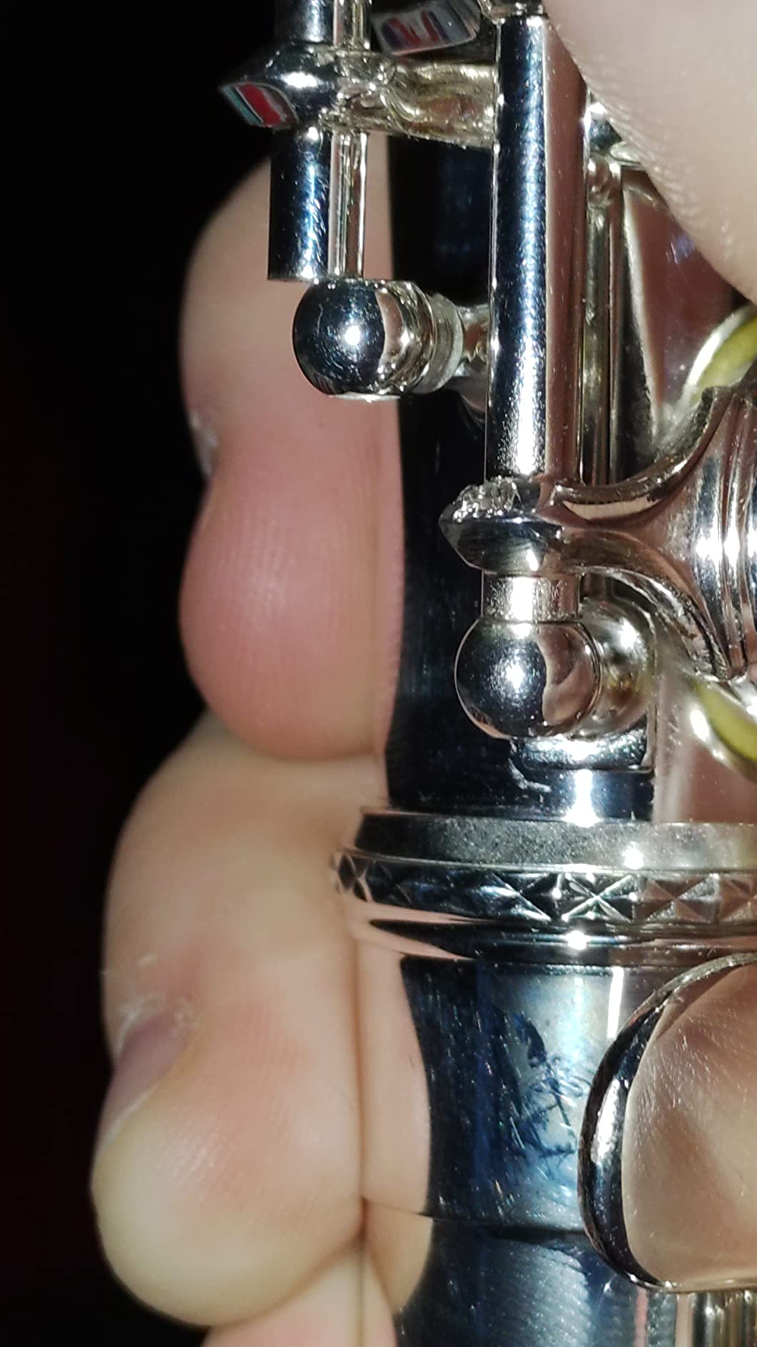 Glory Silver Plated Intermediate 17keys, Open/closed Hole C Flute with B Foot Joint, Offset G, with Case, cleaning Rod, Joint Grease, Cloth and Gloves customer photo 2