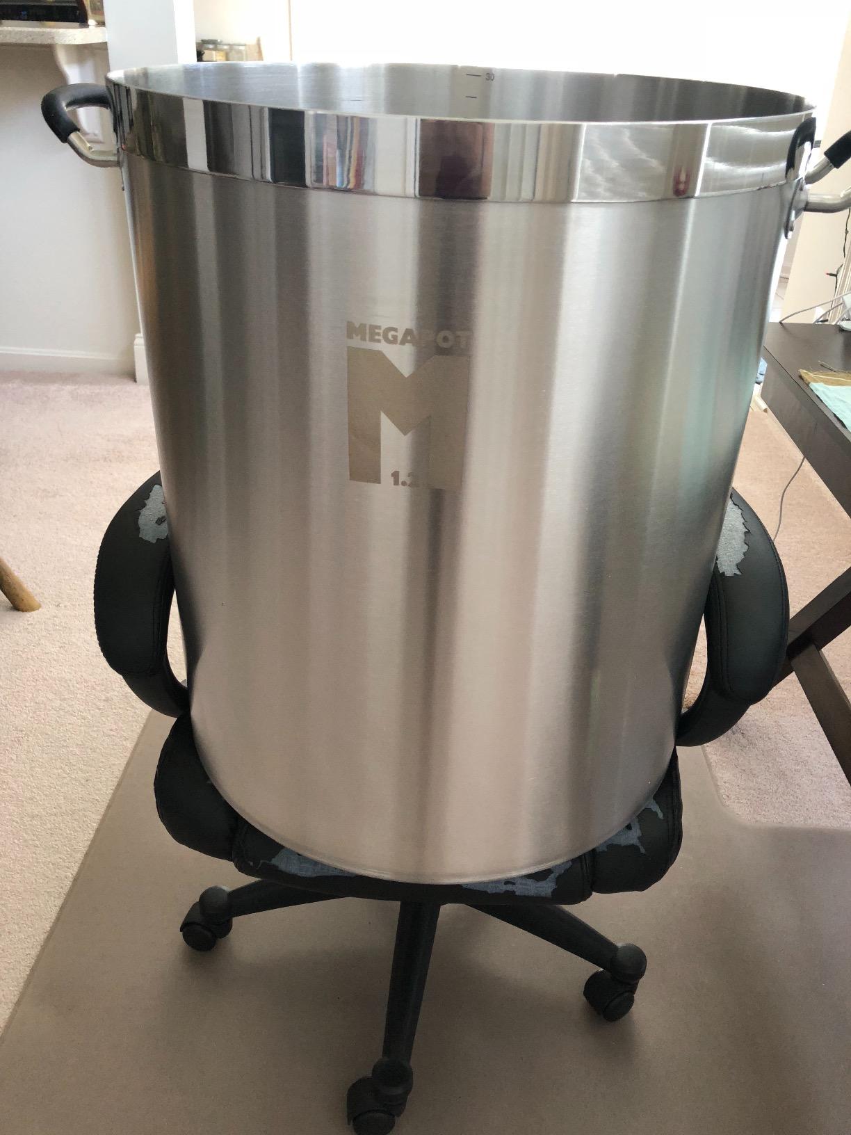 Northern Brewer Stainless Steel MegaPot Brew Kettle w/Valve, 8 Gal customer photo 1