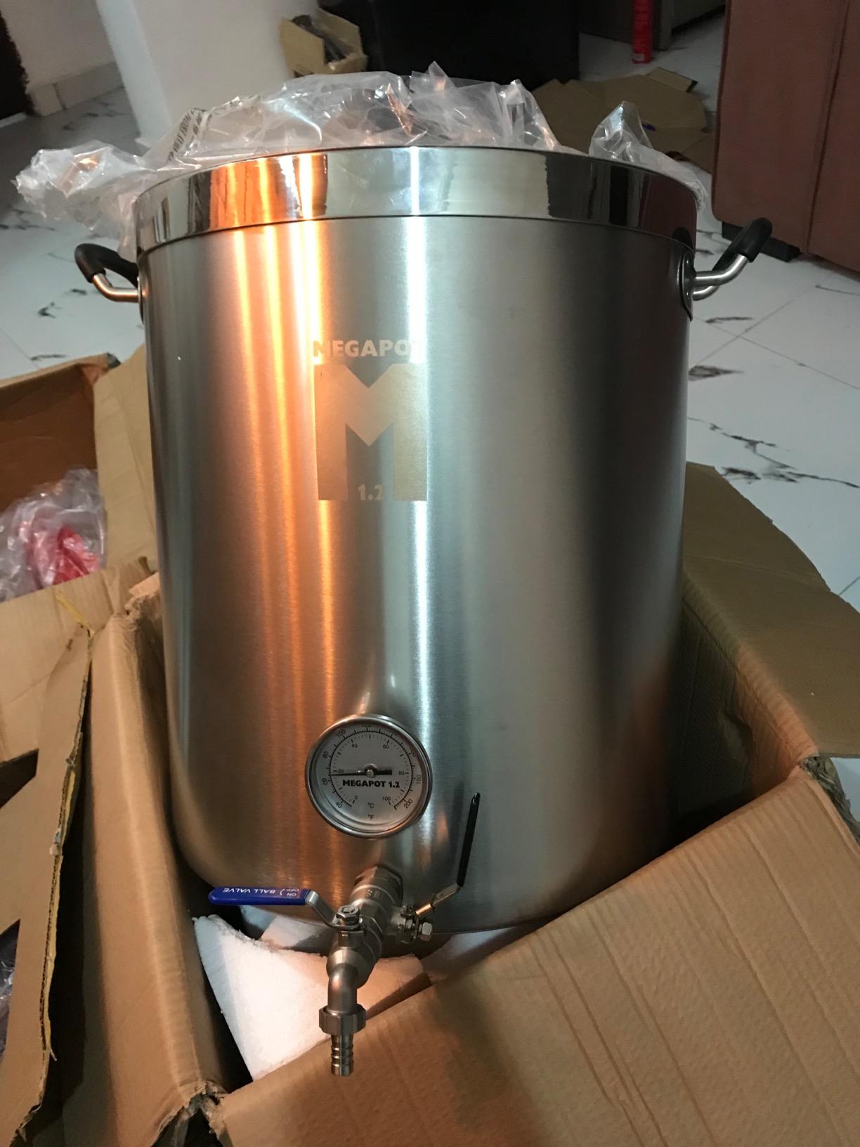 Northern Brewer MegaPot 8 G Steel Brew Kettle w/Valve & Thermometer customer photo 2