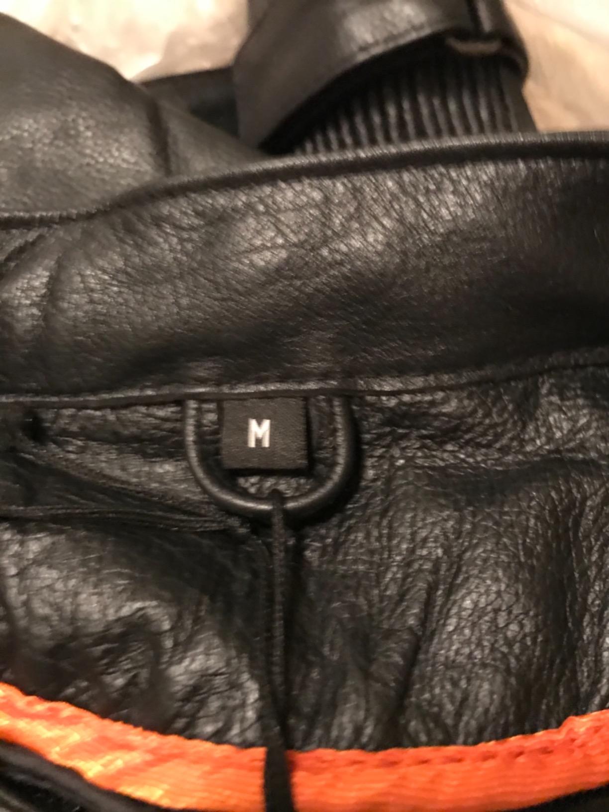 Milwaukee Leather SH1785 Men's Black Leather Scooter Style Motorcycle Jacket w/Side Stretch and Reflective Piping customer photo 1