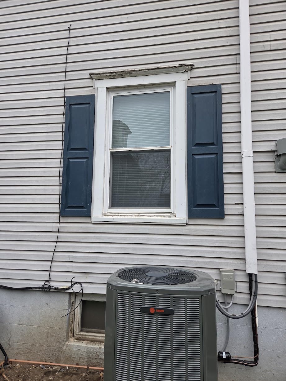 Exterior Solutions Standard Raised Panel Exterior Vinyl Shutters, Bedford Blue (Pair), 15 Inch x 35 Inch customer photo 1