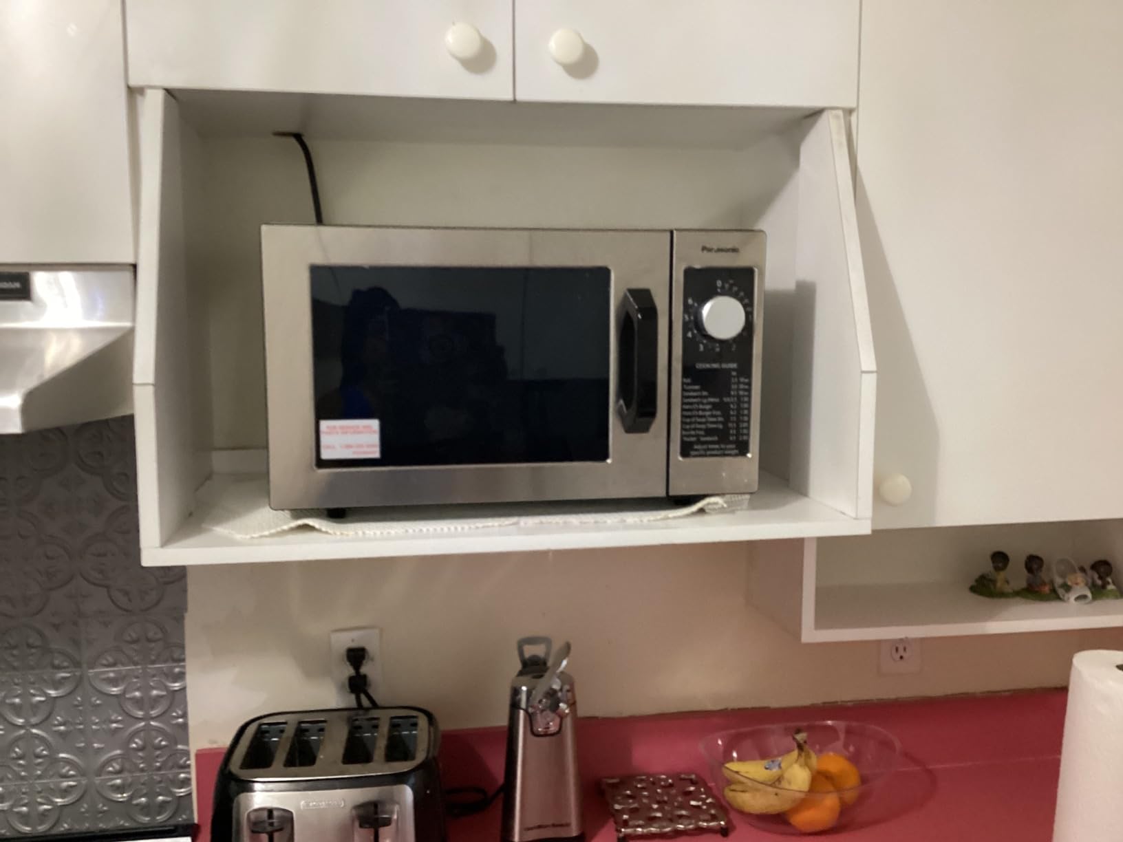 Panasonic NE-1025F Compact Light-Duty Commercial Microwave Countertop Oven with 6-Minute Electronic Dial Control Timer, Bottom Energy Feed, 1000W, 0.8 Cu. Ft. Capacity, Silver customer photo 2