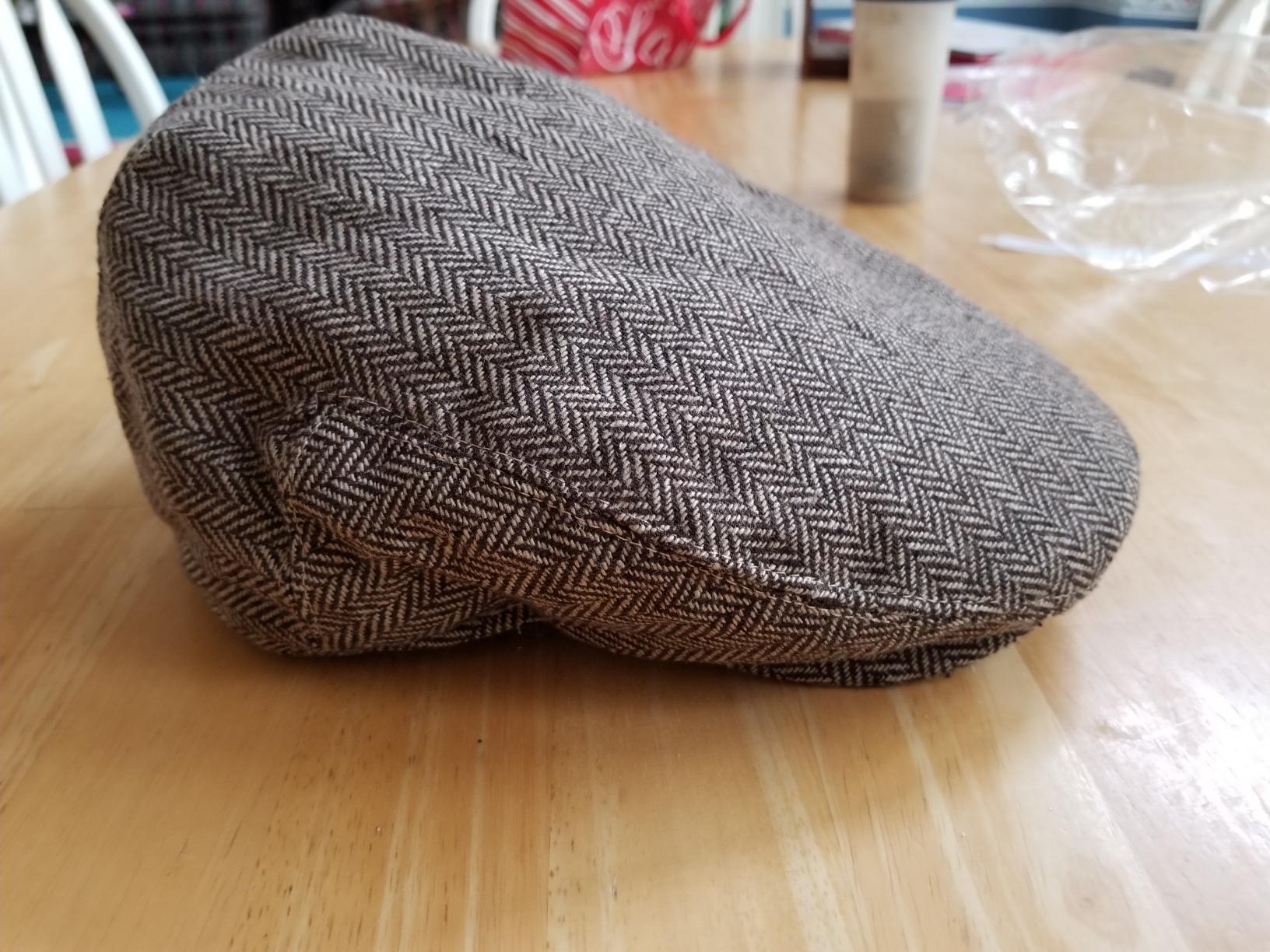 Wonderful Fashion Men's Classic Herringbone Tweed Wool Blend Newsboy Ivy Hat customer photo 2
