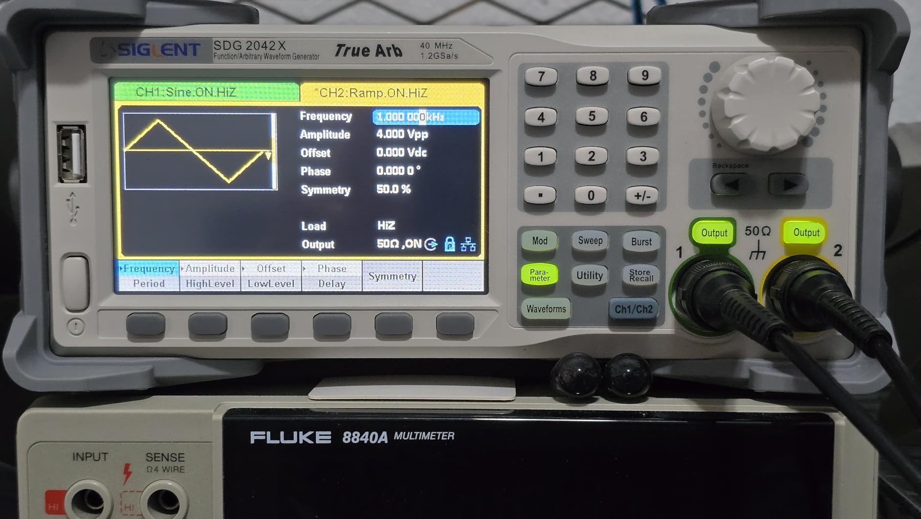 Siglent Technologies SDG2042X Arbitrary Waveform Function-Generators, 40 MHz, Grey customer photo 2