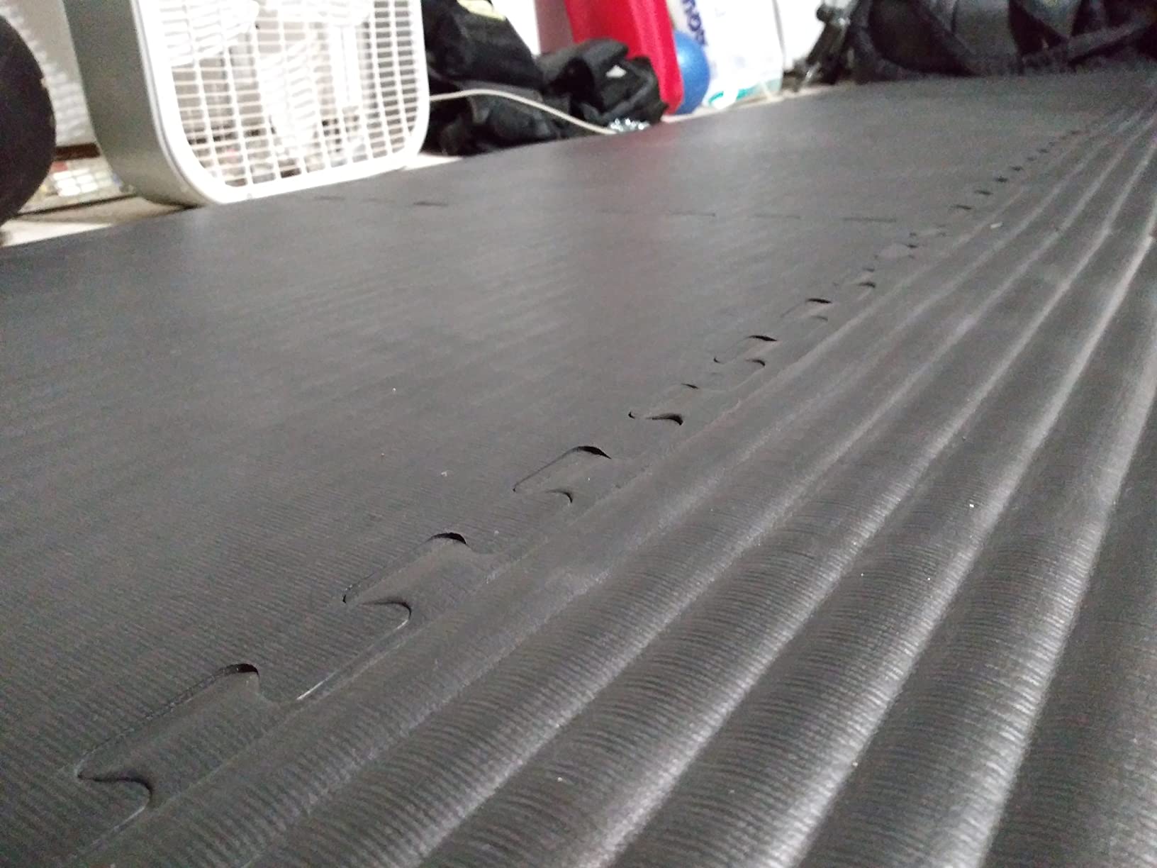 We Sell Mats 3/4 Inch Thick Martial Arts EVA Foam Exercise Mat, Tatami Pattern, Interlocking Floor Tiles for Home Gym, MMA, Anti-Fatigue Mats, 24 in x 24 in customer photo 2