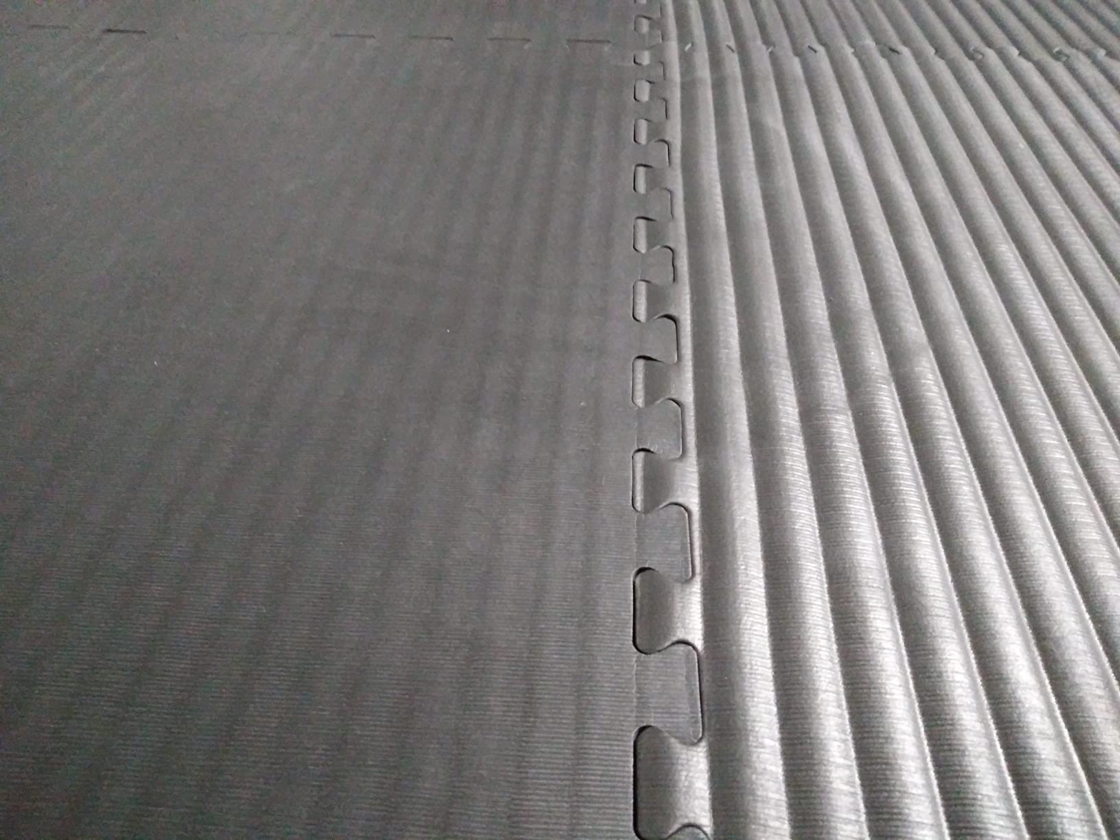 We Sell Mats 3/4 Inch Thick Martial Arts EVA Foam Exercise Mat, Tatami Pattern, Interlocking Floor Tiles for Home Gym, MMA, Anti-Fatigue Mats, 24 in x 24 in customer photo 2