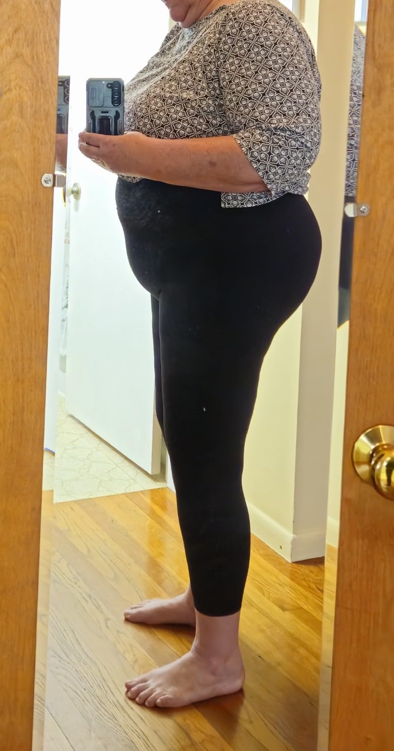 CompressionZ Women's Compression Leggings, High Waisted Soft Stretchy Pants customer photo 1