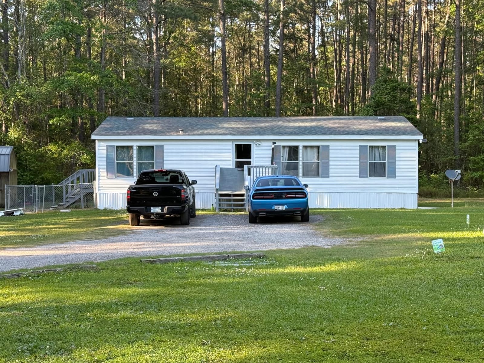 Ekena Millwork Lifetime Vinyl LL1S14X04300WH Standard Cathedral Top Center Mullion, Open Louver Vinyl Shutters, w/Installation Shutter-Lok's & Matching Screws (Per Pair), 14 1/2