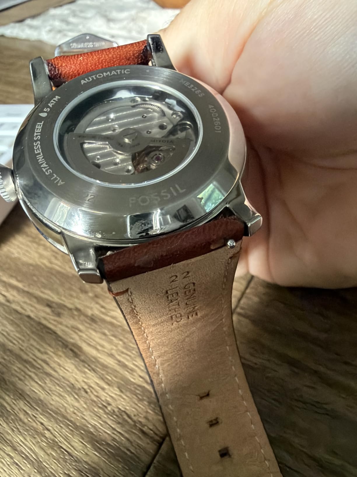 Fossil Men's Townsman Automatic Stainless Steel Watch for Men customer photo 1