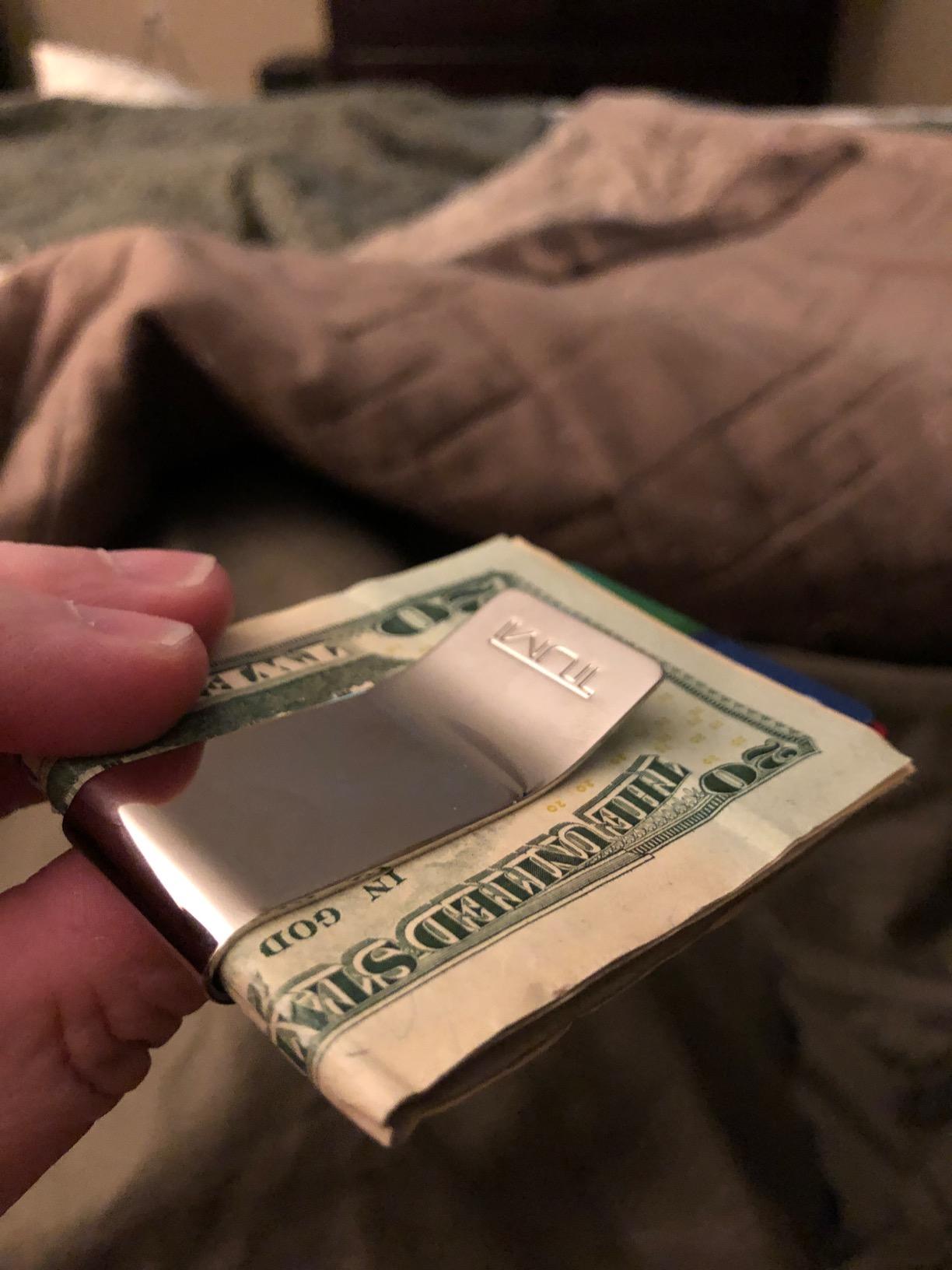 TUMI Nassau Ballistic Etched Money Clip customer photo 2