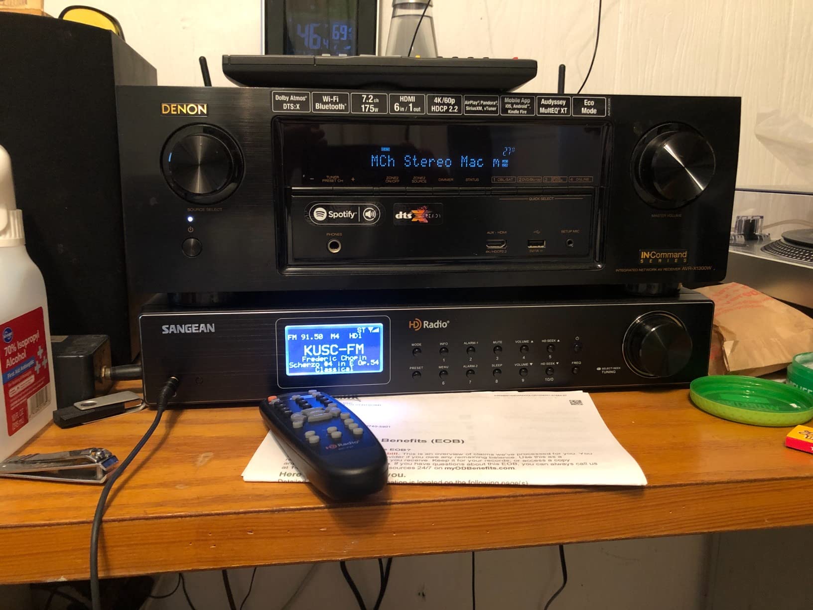 Sangean HDT-20 HD Radio/FM Stereo/AM Component Tuner, Black customer photo 2