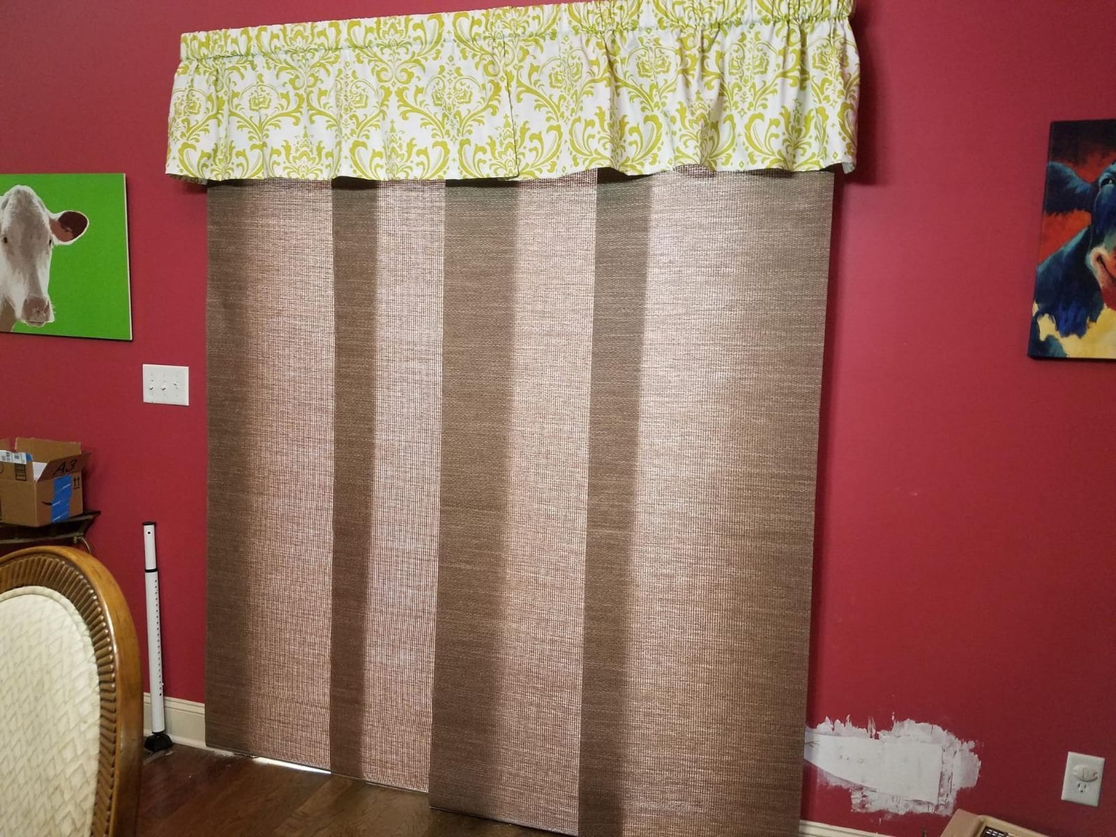 CHICOLOGY Panel Track Blinds - Weave White - 86